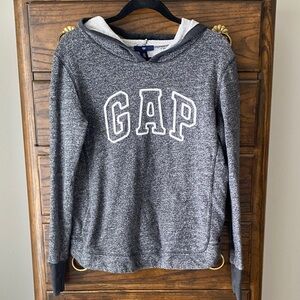 GAP Vintage Charcoal Heather Hoodie